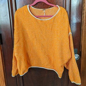 Orange Oversized Sweater - Free People